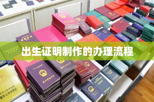 南投市出生证明制作的办理流程