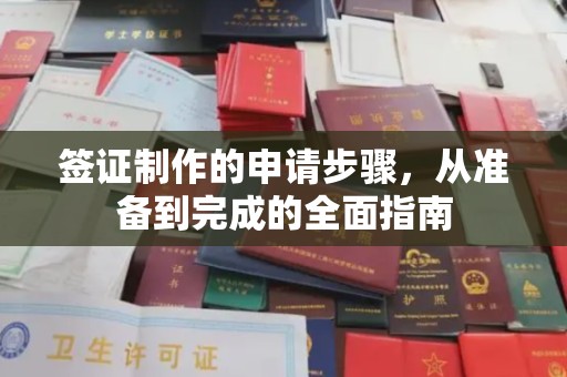 剑川签证制作的申请步骤，从准备到完成的全面指南